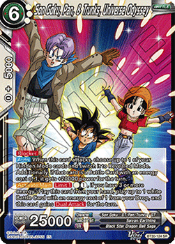 Son Goku, Pan, & Trunks, Universe Odyssey