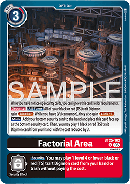 Factorial Area (BT25-102)