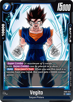 Vegito (FB10-041) [Fusion World] (V.1 - Uncommon)