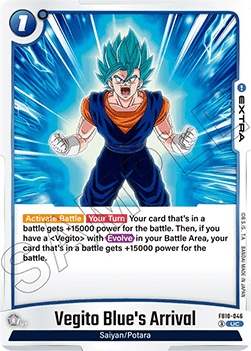 Vegito Blue's Arrival (FB10-046) [Fusion World]