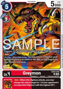 Greymon (EX12-010) (V.1)