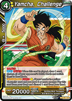 Yamcha, Challenge