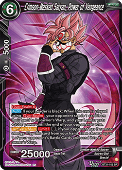 Crimson-Masked Saiyan, Power of Vengeance