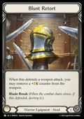 Blunt Retort (Cold Foil)