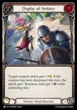Display of Artistry (Red) (Rainbow Foil)