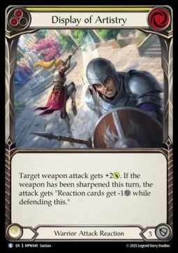 Display of Artistry (Yellow) (Rainbow Foil)