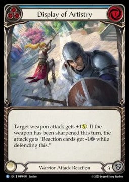 Display of Artistry (Blue) (Rainbow Foil)