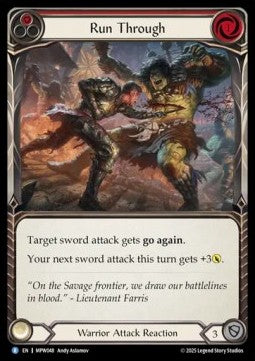 Run Through (Red) (Rainbow Foil)