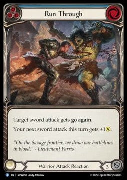 Run Through (Blue) (Rainbow Foil)