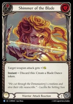 Shimmer of the Blade (Rainbow Foil)