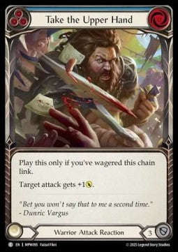 Take the Upper Hand (Blue) (Regular)