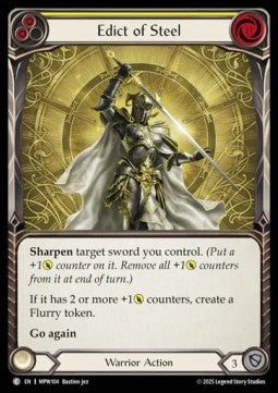 Edict of Steel (Yellow) (Regular)