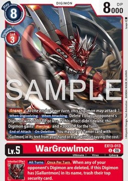 WarGrowlmon (EX13-013) (V.1)
