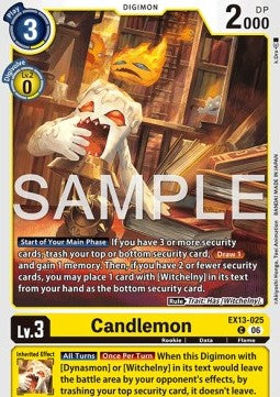 Candlemon (EX13-025) (V.1)