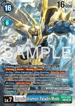 Imperialdramon: Paladin Mode (EX13-076) (V.1)