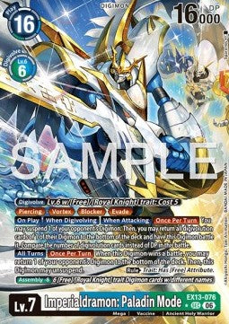 Imperialdramon: Paladin Mode (EX13-076) (V.2)